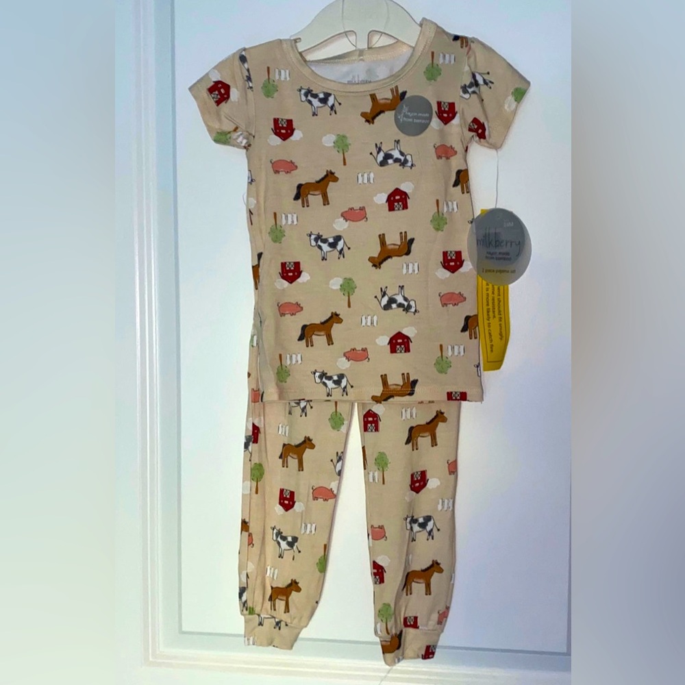 Brand new milk berry bamboo item. Super soft. Size 24 months